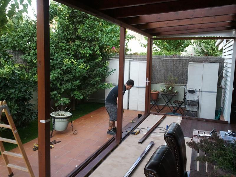 Cortinas de cristal en Montgat